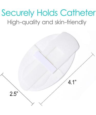 Catheter Stabilization Device - Pack of 5 | PD Dialysis Patch for Feeding Tube & Drain | G-Tube J-Tube Peritoneal Dialysis Accessories | Adhesive Bandages Included - Buy Online on GoSupps.com