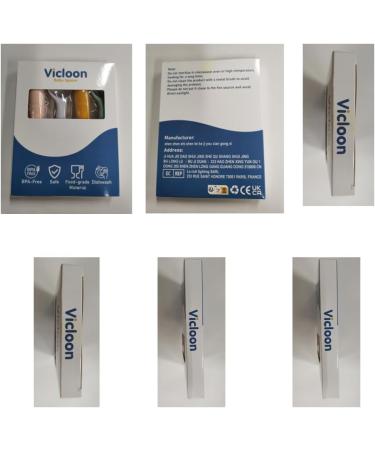 Vicloon Silicone Baby Feeding Training Spoon Set - 4pcs Self-Feeding Weaning Spoons for Kids, Toddlers, Children, Infants - Grey/Green/Pink/Yellow - Buy Online on GoSupps.com