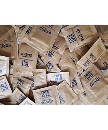 Brown Demerara Cane Sugar Sachets - 400 Individually Wrapped Pure Granulated Packs - Buy Online on GoSupps.com