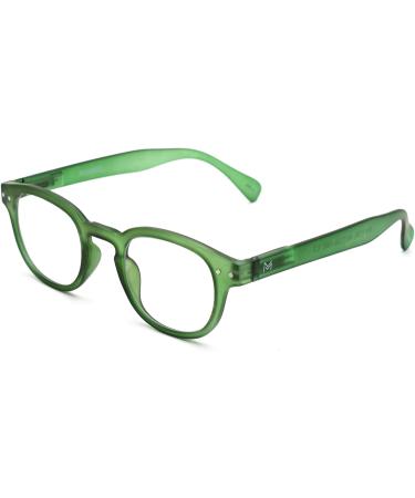 Muunel Blue Light Glasses - Essilor Anti-Glare Coating HD Vision Black Frame for Men Non-Prescription Green - Shop Internationally - Buy Online on GoSupps.com