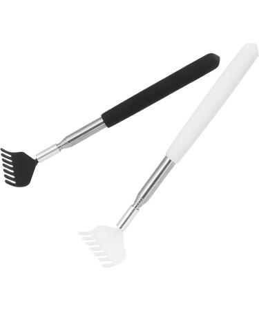 Greensen 2-Piece Telescopic Back Scratcher Set - Stainless Steel Extendable 20-68 cm Ergonomic Design for Head Back & Legs - Buy Online on GoSupps.com