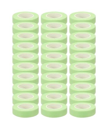 FOMIYES 30 Rolls Non-Woven Fabric Lash Extension Tape Micropore Eyelash Tape Professional Lash Tape Under Eye Tape Lash Lift Tape Lash Grafting Tape Green Lash Tape Eyes Extend Green 4