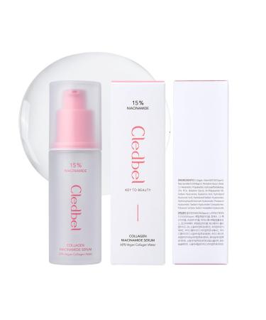 Collagen Niacinamide Serum 50ml | Vegan Anti-Aging Skincare for Discoloration & Pore Minimization | Korean Formula Paraben-Free 63% Collagen Water 15% Niacinamide - Buy Online on GoSupps.com