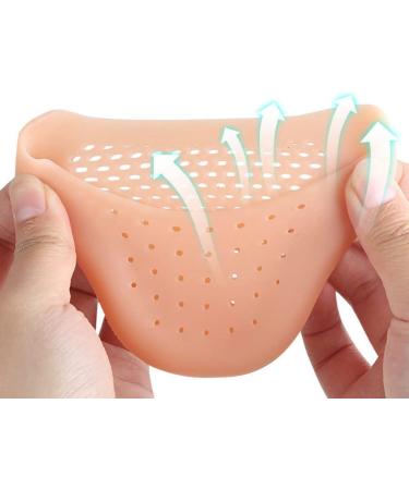 FOMIYES Gel Toe Pouches - 3 Pairs Toe Separator Sleeve Cushions for Men & Women | Metatarsal Protection & Comfort - Buy Online on GoSupps.com
