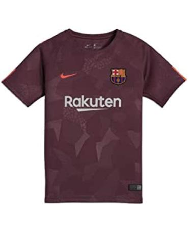 NIKE Men's FCB Y NK Breathe Stadium Ss 3R Short Sleeve Jersey Night Maroon/Hyper Crimson XS