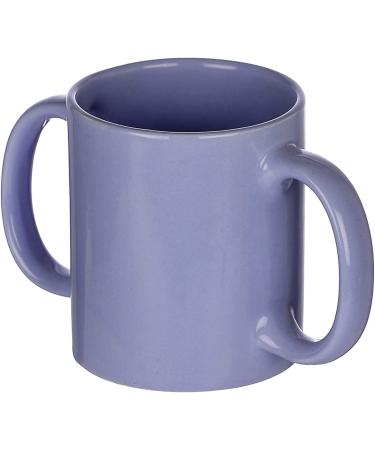 Dual Handle Mug for Tremors - 11.83 oz (350ml) - BPA-Free - Blue Color | Microwave Safe - Buy Online on GoSupps.com