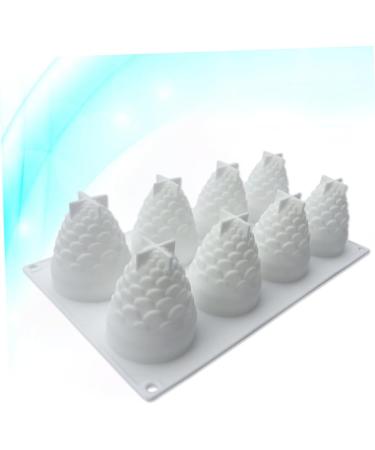 ABOOFAN 8 3D Silicone Mold Soap Molds Fondant Mold Impermeables Candle Molds DIY Mold Jelly Molds Silicone Molds for Soap Cavity Mold Cake Decorating Mousse Mold Cake Mold White Dessert 29.50X17.40X7.50CM White - Buy Online on GoSupps.com
