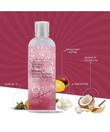 Aroma Magic Honey & Shea Butter Body Lotion with SPF 25 - Nourishing Sun Protection for Smooth Skin | 7.44 Fl Oz | International Shipping Available - Buy Online on GoSupps.com