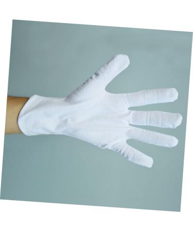 Beaupretty White Gloves 12 Pairs Factory Gloves White Cotton Gloves Work Lengthen Cotton Work Gloves - Buy Online on GoSupps.com