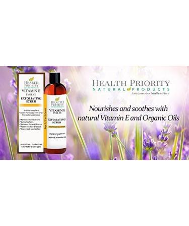 Organic Vitamin E Exfoliating Facial Scrub with Jojoba Pearls - Gentle Exfoliator for Sensitive Skin & Acne - 2 Fl Oz - Buy Online on GoSupps.com