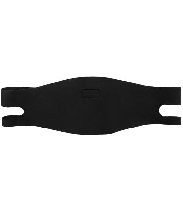 Men V Line Double Chin Reducer - Reusable Elastic Face Slimming Strap | Chin Up Patch for Contour Tightening and Firming - Black - Buy Online on GoSupps.com