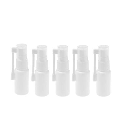 Empty portable nasal spray bottle made of plastic 30 ml 360 degrees rotatable atomizer refillable for cosmetics perfume for trips and at home 5 pieces - Buy Online on GoSupps.com