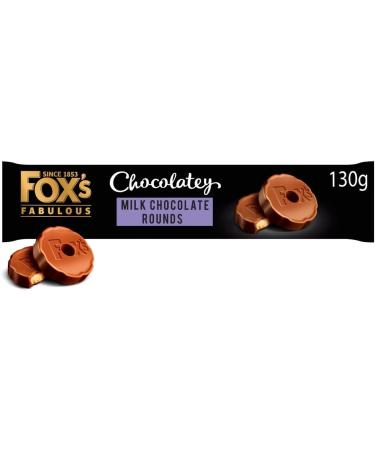Chocolate Biscuit Bundle With Fox's Biscuits Chocolatey Milk Chocolate Rounds 130g (3 Pack) - Buy Online on GoSupps.com