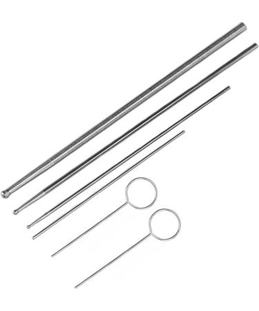 HEEPDD Snake Probe Tool 6 Pcs Snake Probe Kit Stainless Steel Round Head Anti Allergy Reptiles Snake Sexing Probe - Buy Online on GoSupps.com