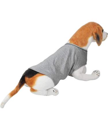 Beautyhe Dog Coat Anti-Stress Vest - Calming Medical Pet Shirt for Dogs - Recovery Suit & Fear Jacket - Light Gray Size 26 - Buy Online on GoSupps.com