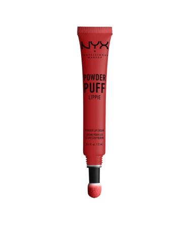 NYX PROFESSIONAL MAKEUP Powder Puff Lippie Lip Cream Liquid Lipstick - Puppy Love (Warm Medium Peach) Puppy Love 0.40 Fl Oz (Pack of 1)