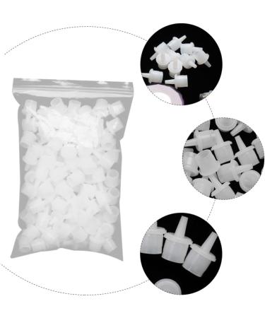 FRCOLOR 500 Pcs Glue Bottle Stoppers - White Plastic Nozzle for Easy Replacement | International Shipping Available - Buy Online on GoSupps.com