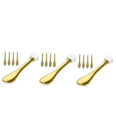 Ipetboom 15pcs Professional Eye Depuffer Tool under Eye Massage Cream Applicator for Daily Use