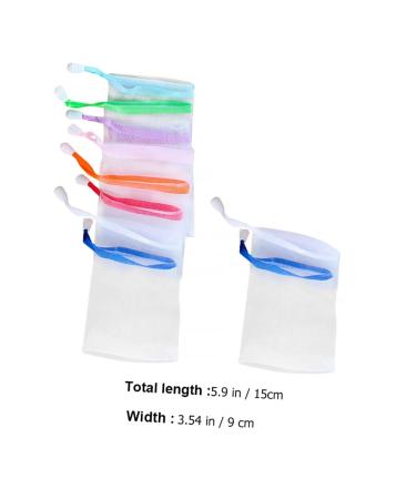 20 Pcs Soap Foaming Net - Body & Facial Scrubber Cleansing Shower Maker - Housoutil (15x9cm) - Perfect for Bath & Skin Care - Buy Online on GoSupps.com