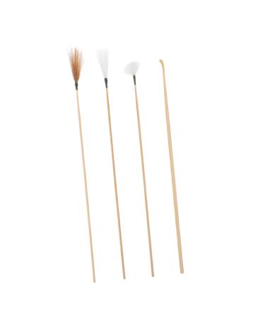 Earwax Cleaner Tool 1 Set Ear Picking Tool Disposable Silk Stick Earwax Removal Stick As Shown 18.5x0.5cm