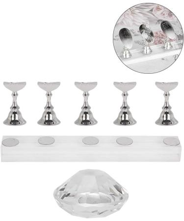 Proper Size Magnetic Nail Tips Holder Nail Art Display Stand High-Quality Materials for Home Beauty Salon Manicure Store Salon Shop(6#Set) - Buy Online on GoSupps.com