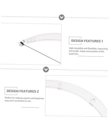 Beavorty 6 Sets tattoo positioning ruler make up kit Eyebrow Corrector assist tool eyebrow trimming - Buy Online on GoSupps.com
