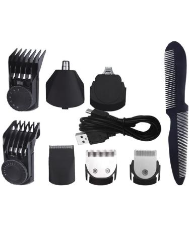 7-in-1 Hair Clippers for Men | Rechargeable Grooming Kit & Trimmer for Beard Nose Ear & Eyebrows - Worldwide Shipping - Buy Online on GoSupps.com