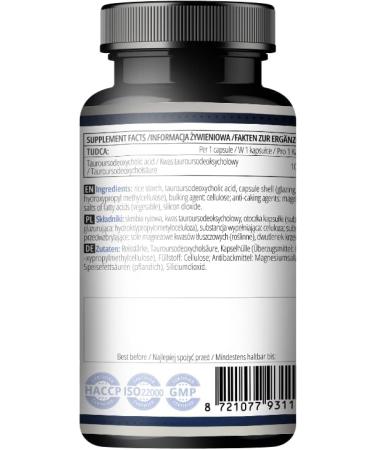 APOLLO'S HEGEMONY Tudca 100mg - 90 Vegan Capsules - A Bile Salt Dietary Supplement to Support Digestion and Liver Function - 3 Months Supply - Buy Online on GoSupps.com