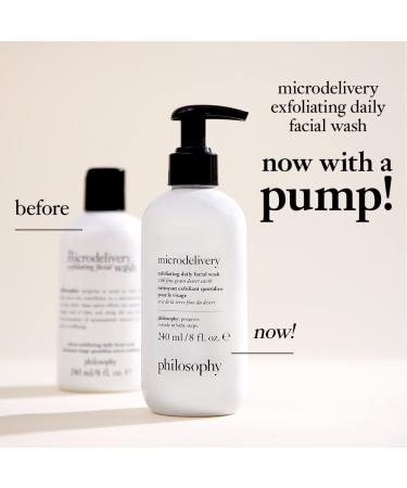 philosophy Microdelivery Face Wash 8 oz - Gentle Facial Cleanser for Brighter Skin - Buy Online on GoSupps.com