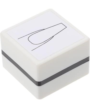 Nail Practice Stamp Nail Dyhadrator Manicurist Manicure Practice Stamper Nail Practice Tool Silicone Nail Stamper Nail Tools Manicure Art Practice Stamper Manicure Supply Seal Mold White - Buy Online on GoSupps.com