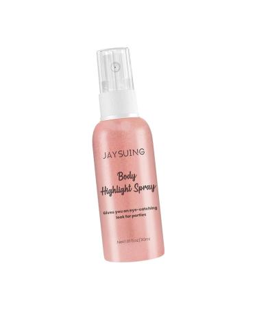 Travel Size Body Glitter Spray - Waterproof Pink Highlighter for Parties Stage Clubs & Prom - 30ml - Buy Online on GoSupps.com