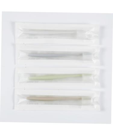 BUIFULSIC 4-Piece Children's Wooden Toothbrush Set - Eco-Friendly Soft Bristles for Gentle Cleaning (Khaki) - Buy Online on GoSupps.com