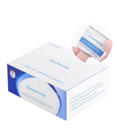 SanSixi 50/100/200 Pieces Lint Free Gel Nail Polish Remover