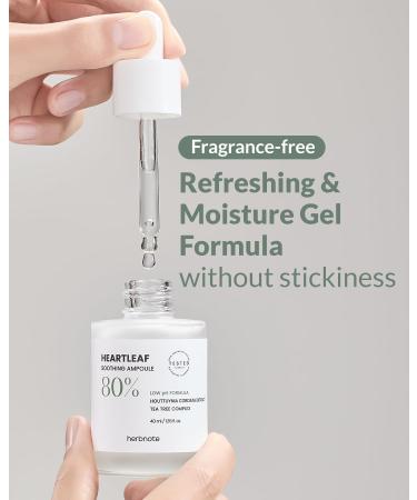 Heartleaf Soothing Moisture Ampoule | 80% Houttuynia Cordata Tea Tree & Panthenol - Sebum Control - 1.35 fl. oz - Clinically Tested - Buy Online on GoSupps.com