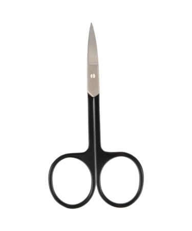Parsa Beauty Lov.U nail scissors (black) - nail cutter for fingernails and toenails - bent extra precisely precise made of stainless steel - nail scissors