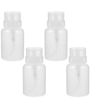 minkissy Set of 250ml Refillable Liquid Pump Bottles for Daily Use Nail Polish Remover with Downward Pump