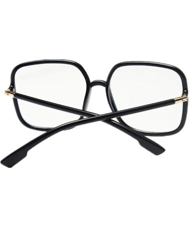 Shiratori Women's Retro Blue Light Blocking Glasses | Big Frame Nerd Eyewear | Anti Blue Ray Computer & Gaming Glasses - Buy Online on GoSupps.com