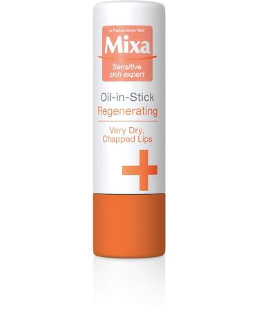 Mixa Oil Lip Care Regenerating care for very dry and rough lips 4.7ml - Buy Online on GoSupps.com
