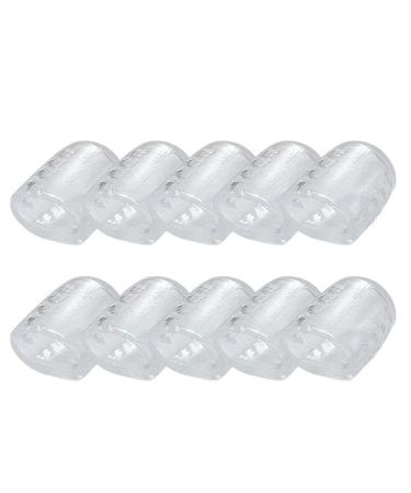 Silicone Toe Protectors | Little Toe Protector Caps | Soft Anti-Friction Toe Protective Sleeve Covers | Clear Breathable Toe Protectors for Women & Men Prevent Blisters 10pcs