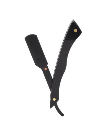 Razor for hairdressers professional classic razor with a straight edge and 100 blades rounded front end suitable for hairdressers beauty salons