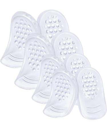 FRCOLOR 8 Pairs Self-Adhesive Gel Heel Pads - Comfortable Non-Skid Silicone Inserts for Women s High Heels - Buy Online on GoSupps.com