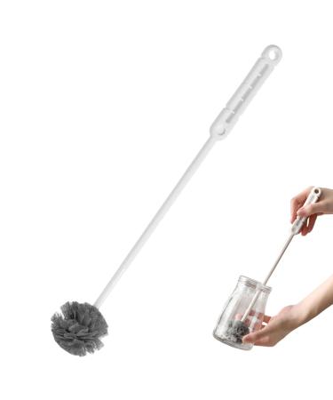 Huyath Long Handle Bottle Brush Water Bottle Cleaner Brush Multipurpose Cup Brush Scrubber Water Bottle Cleaner Brush Long Bottle Cleaning Brush for Cups Dishes
