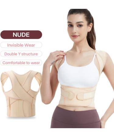 Posture Corrector Adjustable Posture Invisible Back Support Adjusts Spinal Posture Relieves Waist and Shoulder Pain X-Large White - Buy Online on GoSupps.com