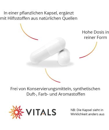 Buy Vitals Vitamin B3 500mg - 100% Vegan Niacinamide Capsules - No Niacin Flush - High-Potency Formula - Buy Online on GoSupps.com