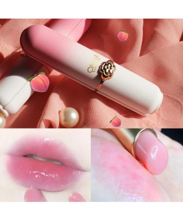 Peach Aloe Vera Strawberry Blueberry Avocado Grape Jelly Lipstick Set - Long Lasting Moisturizing Lip Balm with Fruity Flavor - 6 Pcs/Set - Buy Online on GoSupps.com