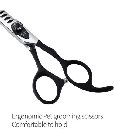 Fenice Peak 7.5 Professional Dog Grooming Scissors Set - Stainless Steel Shears for Pet Grooming Services - 4pcs Combo Set - Buy Online on GoSupps.com