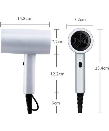 Salon Hairdryer Professional Hair Dryer 18000W Hair Dryer Ionic Travel hairdryer 3 Heat Setting Low Noise DC Motor Concentrator Overheating Protection for Salon and Home Use Small Gift - Buy Online on GoSupps.com