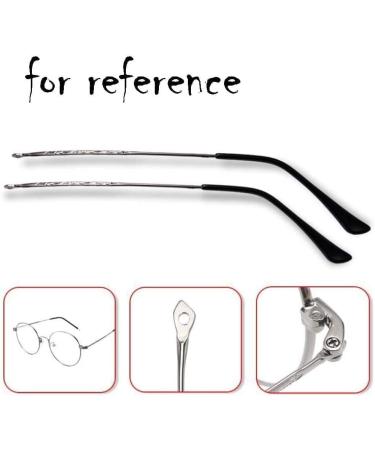 DeeboW Glasses Replacement Temples - Gray Vintage Metal Eyeglass Arms for Yewear Leg - 1 Pair - Buy Online on GoSupps.com