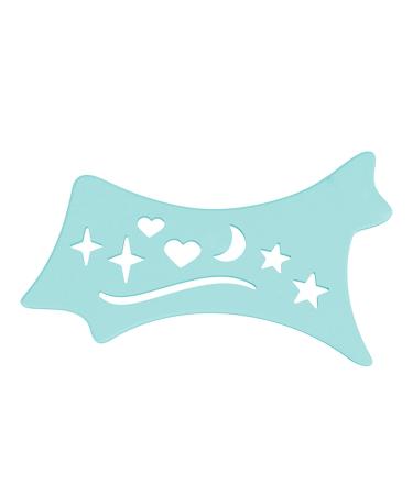 Eyeliners Stencils Wing Tips - Soft Precision Eyeliners Tool - Reusable Cleaning Cloths Eye Liners Contour for Makeup Beginners & Beauty Lovers Blue