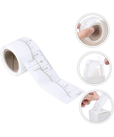  MERRYHAPY MERRYHAPY 1 Roll Tattoo Measuring Eyebrow Ruler Guide Eyebrow Ruler Auxiliary Disposable Model Measuring Ruler Sticker Woman White Paper - Buy Online on GoSupps.com